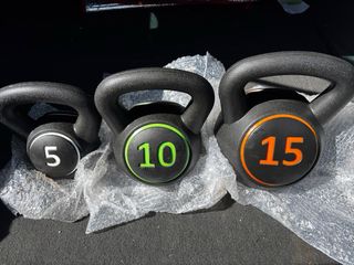 Juego 3 Kettlebells 5, 10, 15 Libras