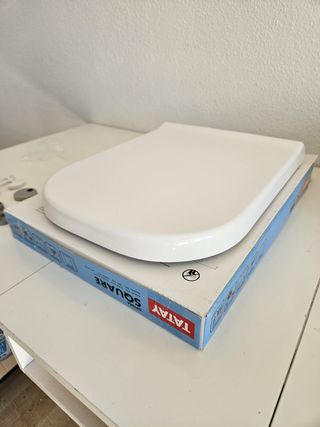 Tapa WC blanca Tatay Square Antibacteriana