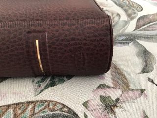 Álbum de monedas Pardo burdeos