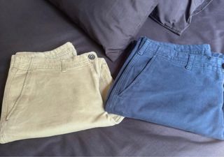 Pack 2 Pantalones Chinos Zara Hombre