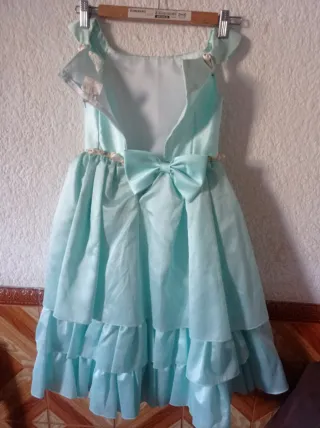Vestido niña comunión princesa azul