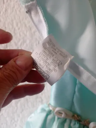 Vestido niña comunión princesa azul