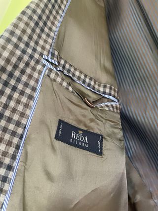 Americana Mirto Lana Gris y Marrón