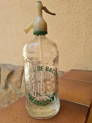 Sifón Laurel de Baco Madrid antiguo