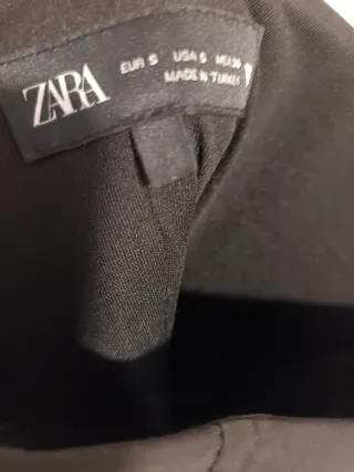 Vestido Corsetero Mini ZARA Negro Viral