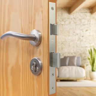 Amig - Cerradura de Embutir Puertas de Madera - En