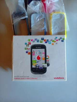 Carcasas Vodafone Smart II (Negro, Azul, Rosa)