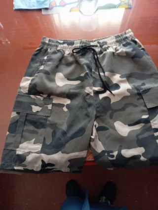 Pantalones cortos camuflaje hombre