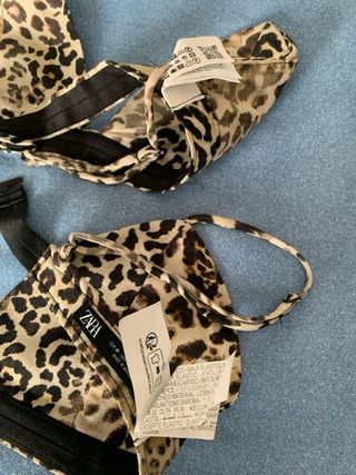 Top Zara Animal Print Talla M