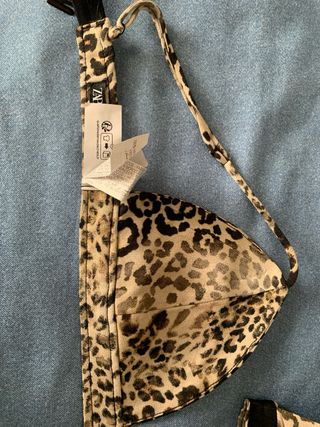 Top Zara Animal Print Talla M