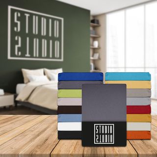 STUDIO Basic Sábana Bajera Ajustable 160x200 cm –