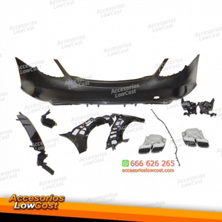 Paragolpes Trasero Mercedes W205 4P 2014-2021 Loo