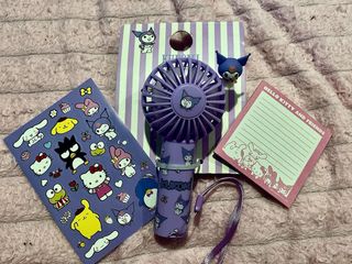 Ventilador Portátil Kuromi Morado