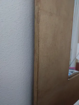 Espejo Madera Envejecida Dorado y marrones