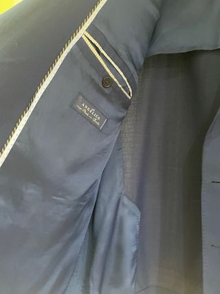 Americana Mirto Lana Azul Verano