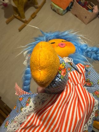 Muñeca de trapo vintage años 30