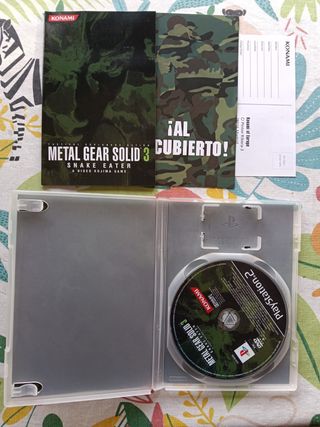 Metal Gear Solid 3 Snake Eater PS2 Konami