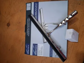 Limpia mamparas baño Miomare acero inoxidable