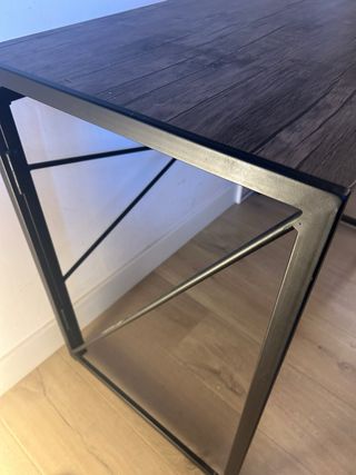 Escritorio plegable madera y metal