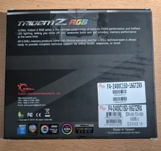 Memoria RAM G.Skill TridentZ DDR4 16GB 2400 cl15