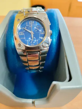 Reloj Breil Wede Unisex Azul y Plateado