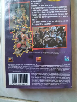 VHS Tortugas Ninja: La Nueva Mutación