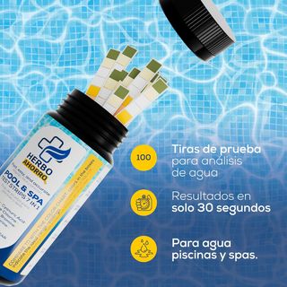 Tiras Reactivas 7 en 1 para Piscina y Spa – Medido