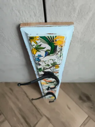 Colgador Ikea Flores Forja