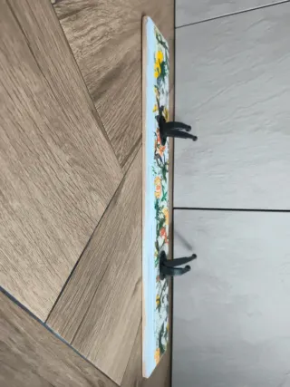 Colgador Ikea Flores Forja