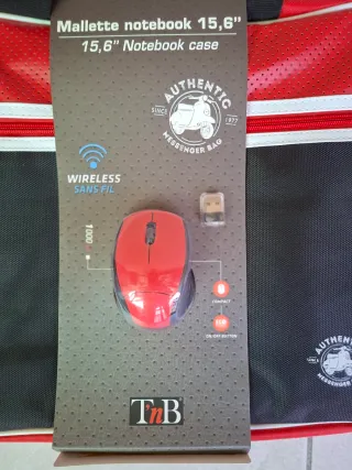 Maletín y ratón inalámbrico