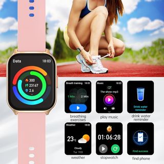 Coollia Smartwatch, 2.01'' Reloj Inteligente Hombr