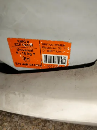 Silla de coche Britax Römer azul