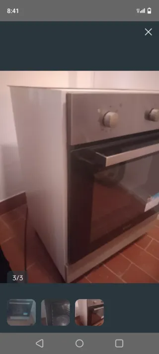 Horno eléctrico candy