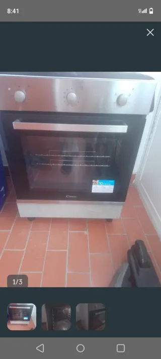 Horno eléctrico candy