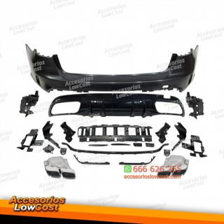 Paragolpes Trasero Mercedes W205 SW Look C63