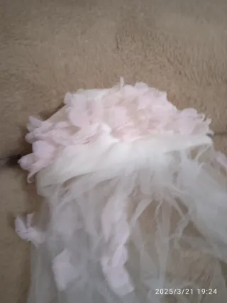 Vestido de Novia Blanco de gasa