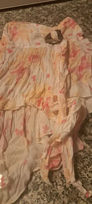 Falda larga estampada