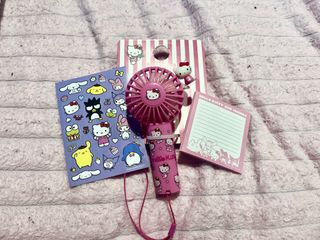 Ventilador y Set Hello Kitty