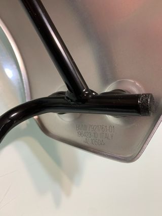 Pantalla/Cúpula de Aluminio Cepillado BMW R Ninet