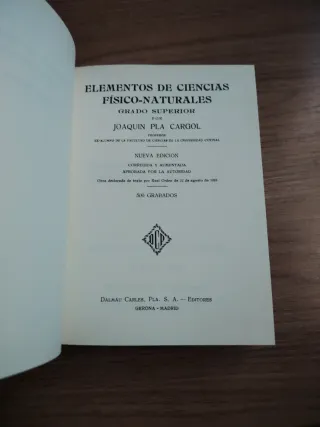 Elementos de ciencias Físico Naturales