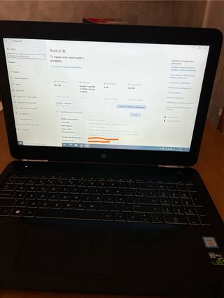 Ordenador portátil HP Negro