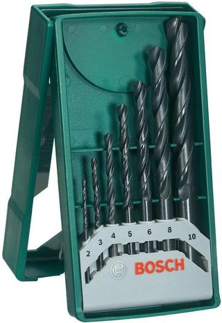 Bosch Mini X-Line con 7 brocas (para Metal, Ø 2-10