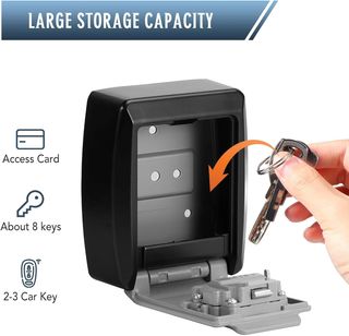 Vinabo Caja para Llaves, Caja de Seguridad para Ll