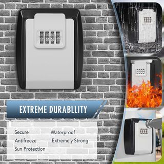 Vinabo Caja para Llaves, Caja de Seguridad para Ll