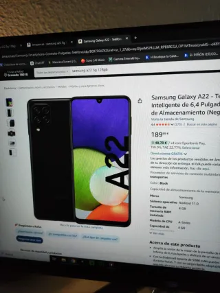 Samsung Galaxy A22 5G Sin Abrir