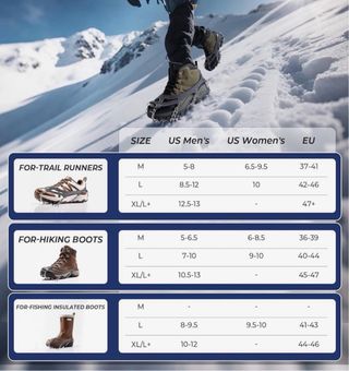 Ramponi da trekking per neve e ghiaccio