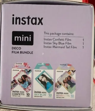 5 Cajas Fujifilm Instax Mini Deco Film