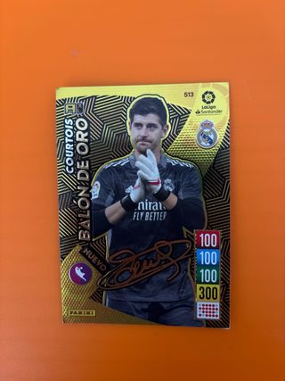 Cromos Balón de Oro Koundé y Courtois