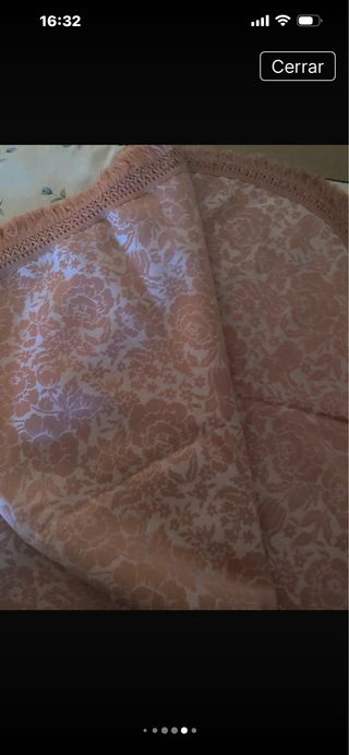 Colcha Cama 90 color Coral