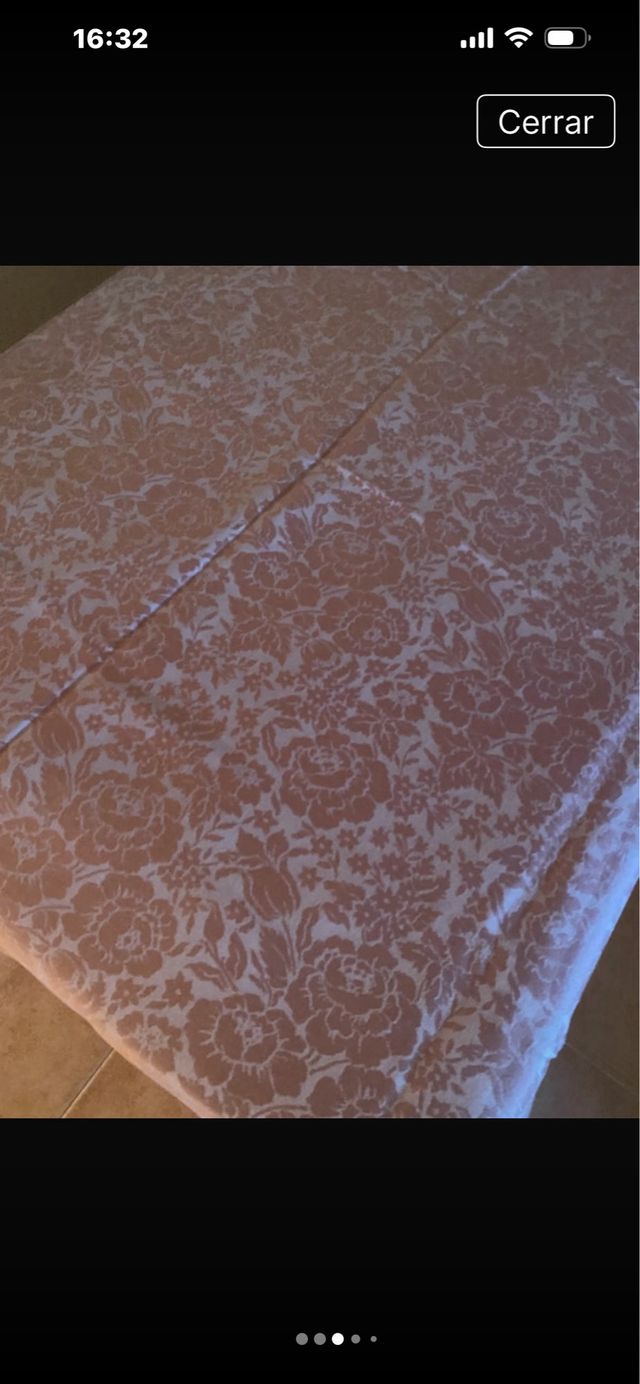 Colcha Cama 90  color Coral